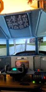Desktop triple screen flight sim by Ron