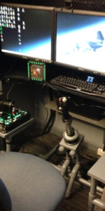 DIY flight sim helicopter collective and triple screens by George