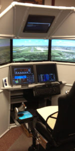 Six Screen Home Flight Simulator