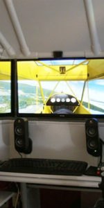 flight sim with three screens