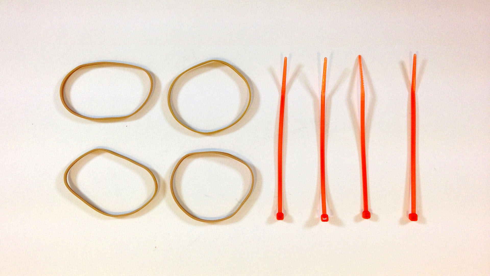 Saitek Pro Flight Yoke Modification Rubber Bands and Zip Ties