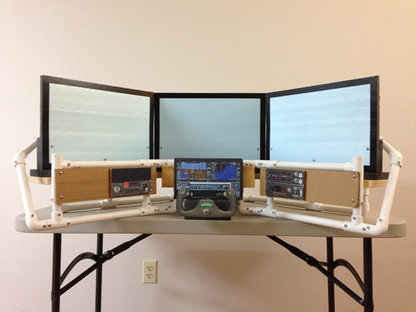 Half scale model of the Deluxe Desktop Flight Sim