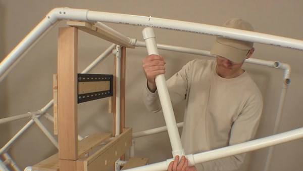 Building a flight simulator from PVC pipe