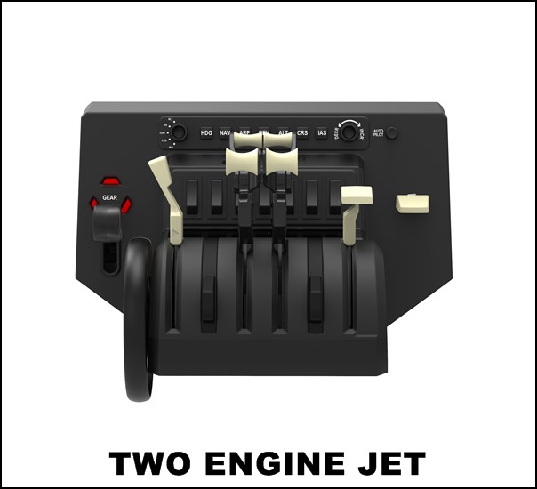 Two engine jet airliner configuration