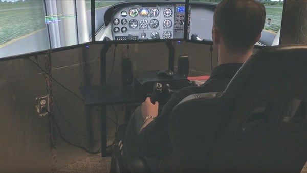 Gliem flight simulator for private pilot license